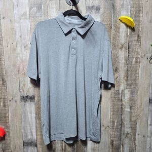 Free Fly Grey Bamboo Blend Polo Shirt